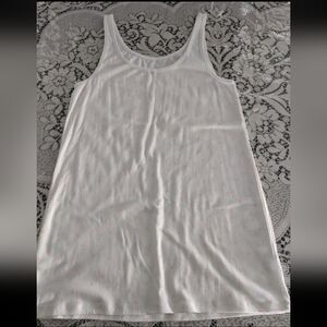 Women's Pink White Tank Top Blouse Athletic Workout Sports Coquette Easter